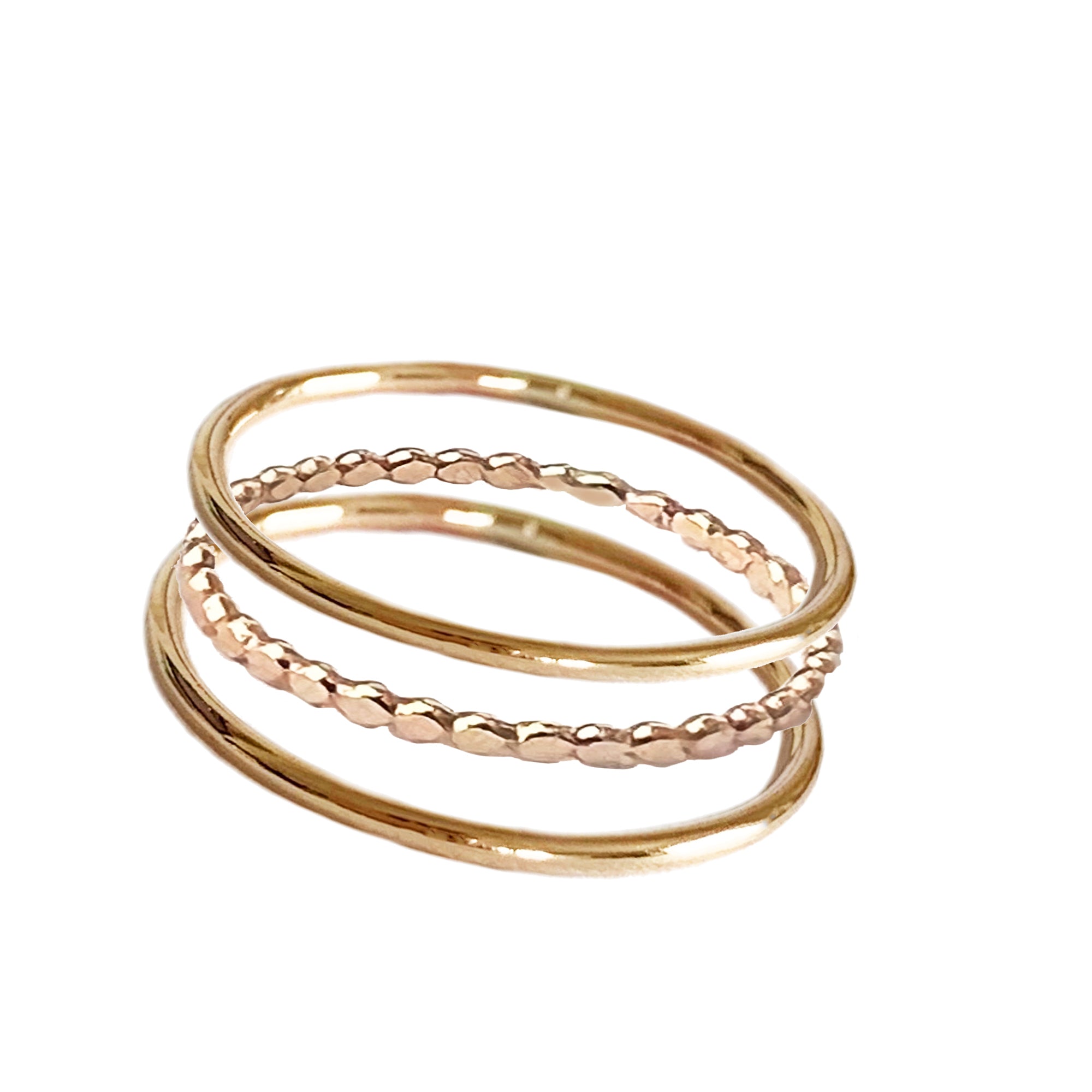 Stacked Fitted Toe Rings for Men and Women