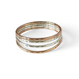 Four Strand Sterling & Gold Fill Toe Ring