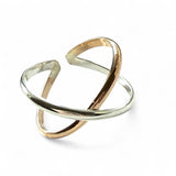 CrissCross Adj Toe Ring