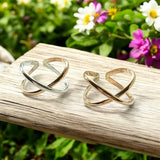 CrissCross Adj Toe Ring