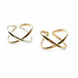 CrissCross Adj Toe Ring