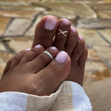 CrissCross and Aloha Let toe rings
