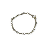 Antique Silver Bar Chain Anklet or Bracelet