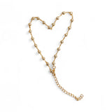 Heart Pearl Chain 18K Gold Fill Anklet
