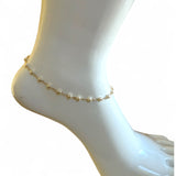 Heart Pearl Chain 18K Gold Fill Anklet