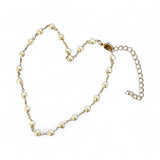 Heart Pearl Chain 18K Gold Fill Anklet