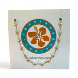Heart Pearl Chain 18K Gold Fill Anklet