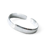 Big 5mm Hammered Sterling BIG TOE Adjustable