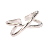 CrissCross Adj Toe Ring