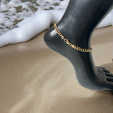 Chunky Cuban Link 18k Gold Filled Anklet
