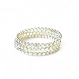 Mini Flat Bee Stack Toe Rings
