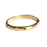 3mm Hammered Toe Ring