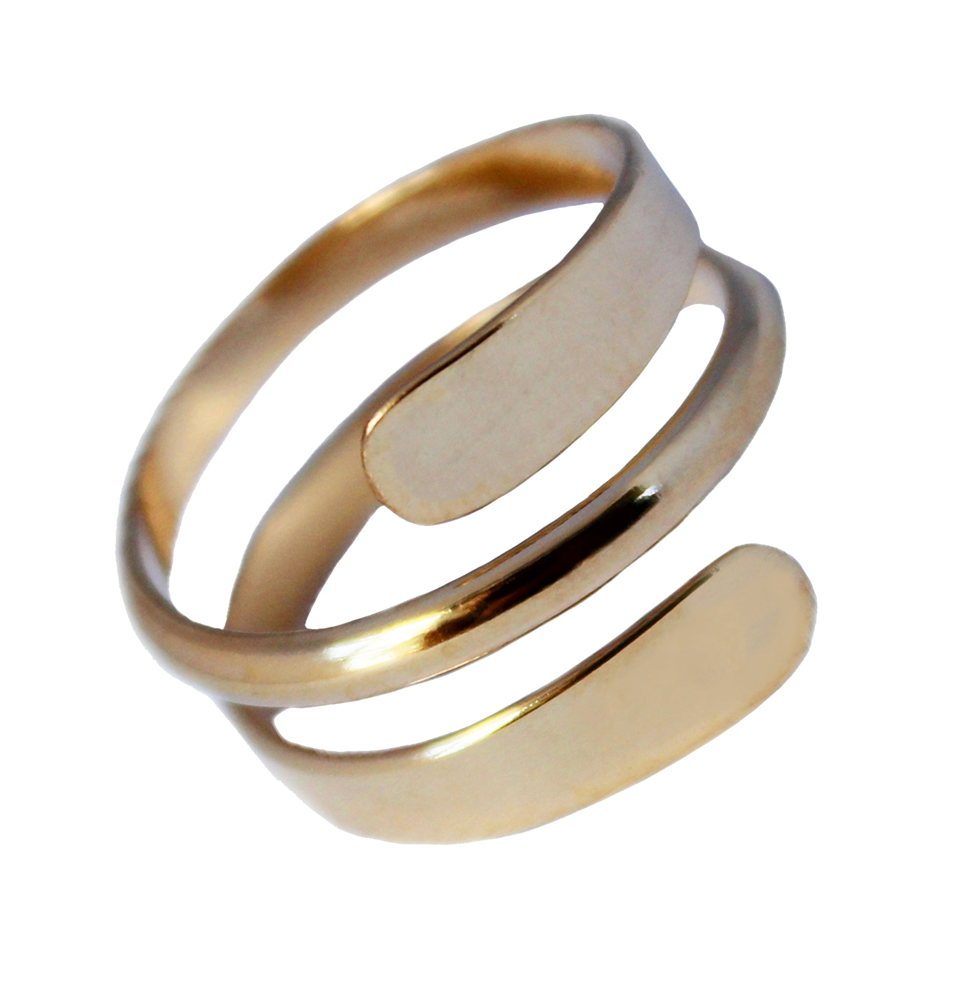 Pipeline Ring for Men and Women in Gold Fill. Photo courtesy of ToeRings.com (c) 2022