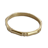 Bamboo 14K Gold Toe Ring