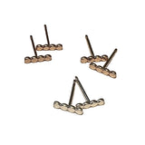 Bee Bar Earrings in 14K Rose Gold Fill