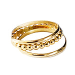 Stacking Skinny Bands and Bee Bee Ring