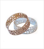 Calypso Sterling and Gold Fill Thumb Rings