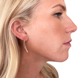 Curvy Threader Drop Earrings in 14K Gold Fill or Sterling Silver