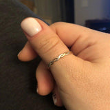 Braid Medium Gold Fill Ring