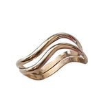 Riptide Gold Toe Ring