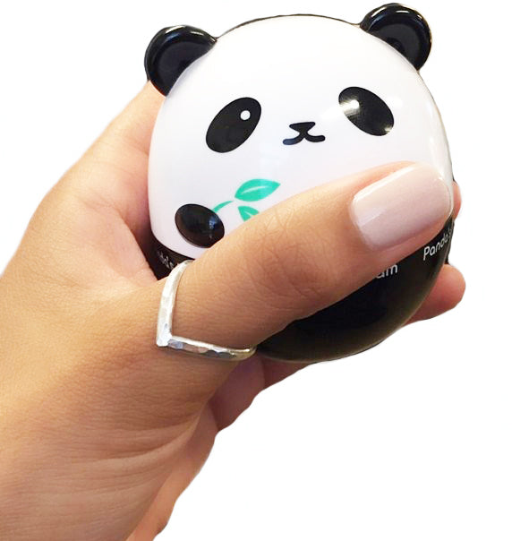 Hammered Chevron Sterling Thumb Ring shown on a finger model