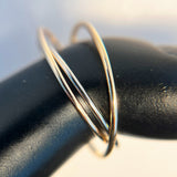 Three Strand Interlock Fidget Ring Gold Fill