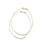 Mini Heart Chain Sterling Silver or Gold Filled Anklet