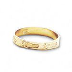 Footprints 14K Toe Ring