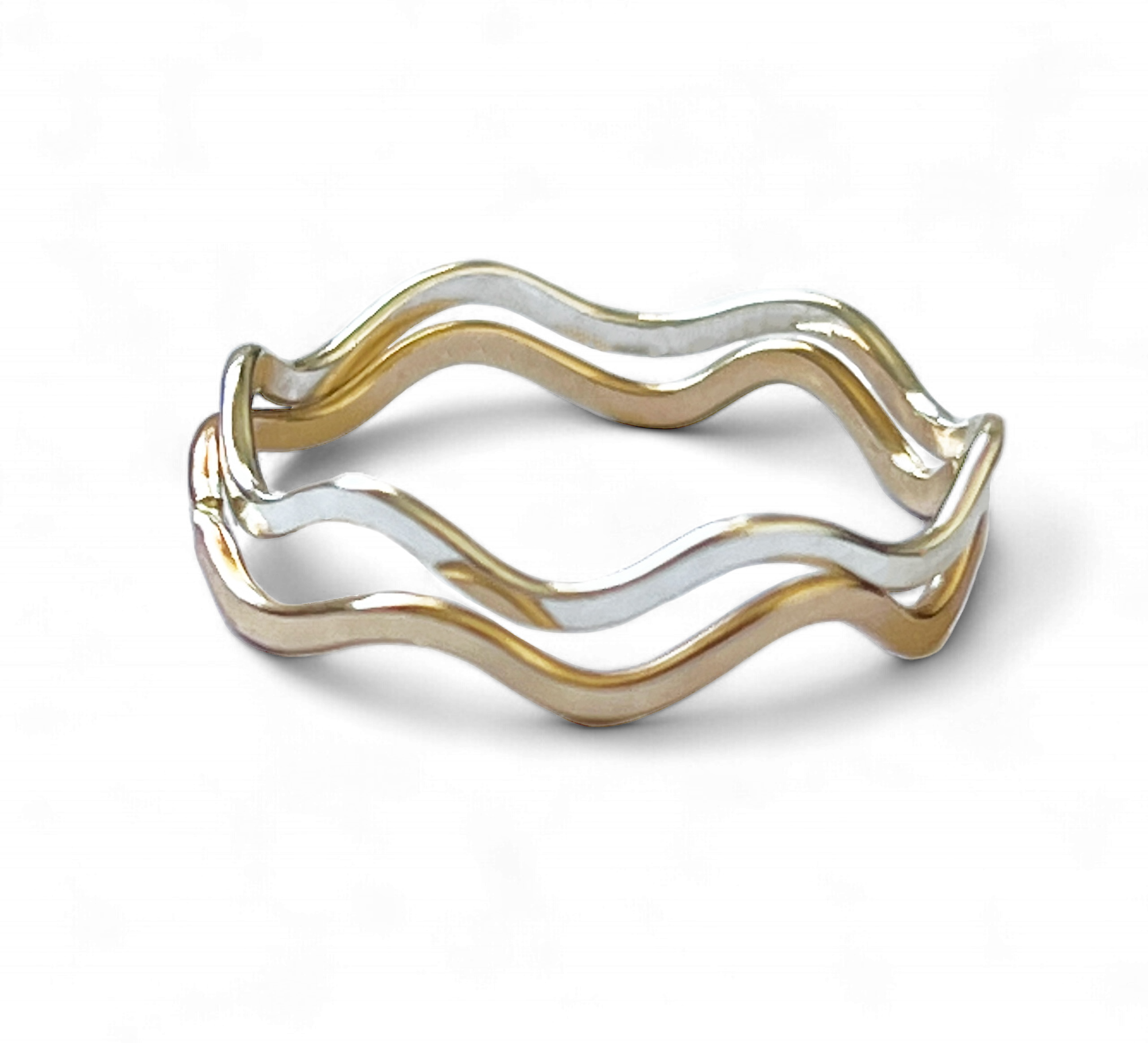 Free Wave Stack Toe Rings