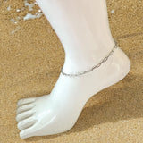 Mini Paper Clip Anklet