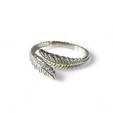 Feather Wrap Adj Toe Ring