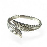 Feather Wrap Adj Toe Ring
