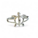 Honu Hawaiian Turtle Sterling Adj Toe Ring