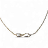 Infinity Charm Sterling Anklet