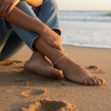 Pearl Chain 18K Gold Fill Anklet