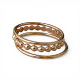 Skinny Bands and Bee Bee Stack Toe Rings