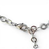 Oval Link Silver Chain Anklet