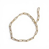 Paperclip Rope Gold Filled Anklet