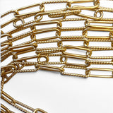 Paperclip Rope Gold Filled Anklet