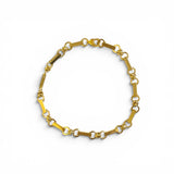 Gold Bar Chain Anklet