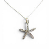 CZ Starfish Necklace