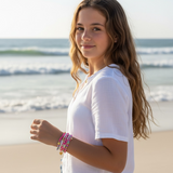 Friendship Bracelets / Heishi Surfer Beads - Set of 6