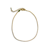 Ultra-Thin Tennis Chain Gold Fill Anklet