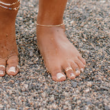 Satellite 18k Gold Filled Chain Anklet