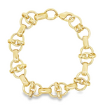 Swirly Cable Gold FIll Bracelet