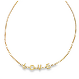 Love or Mama CZ 18k Gold Fill Bracelet