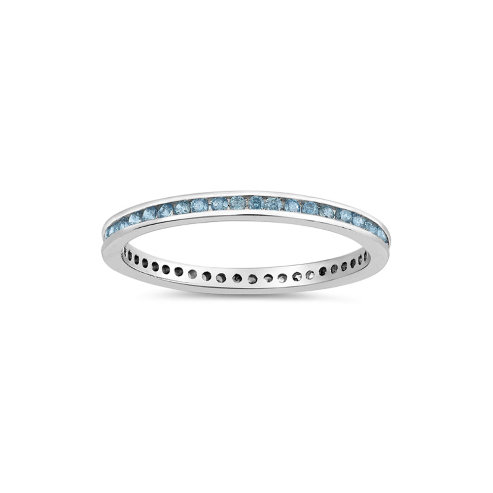 Colorful CZ Micro Eternity Toe Ring