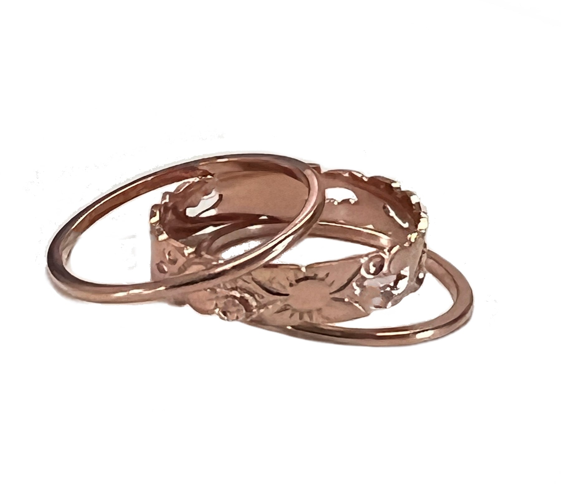 Stacked Fitted Toe Rings for Men and Women – www.ToeRings.com