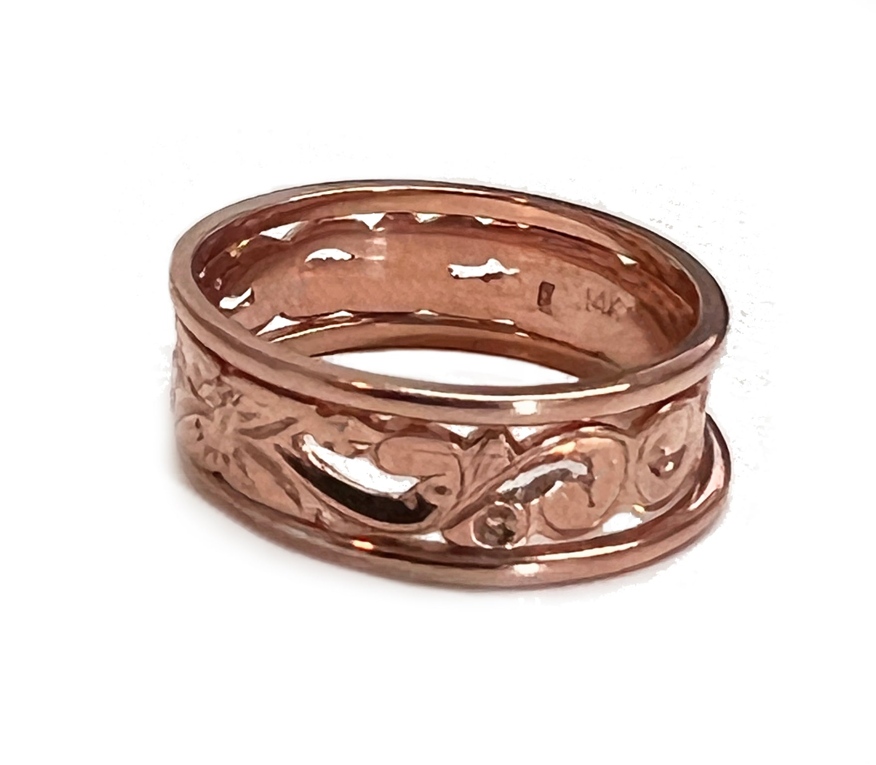 Bahama 14K Pink Gold Toe Ring