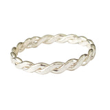 Braid Medium Sterling Toe Ring